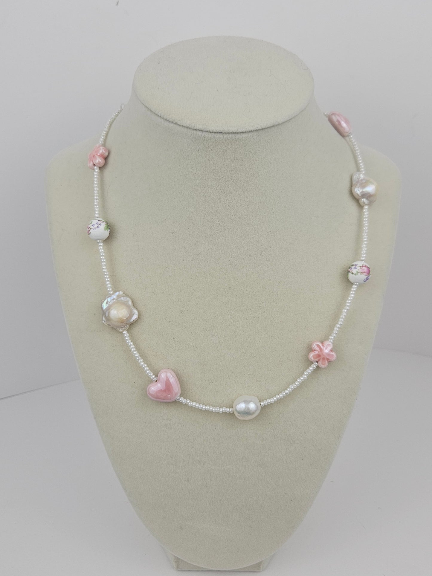 Pink Teaparty Necklace